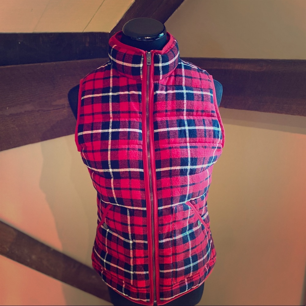 Plaid Vest